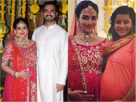 Inside Pictures Of Esha Deol's Baby Shower Ceremony! View Here