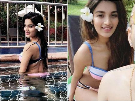 Bikini Diaries! Nidhii Agerwal Holidays In Goa & Chills By The Pool! Pictures