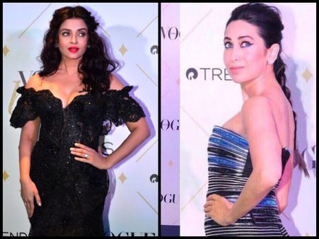 INSIDE DETAILS! Did Aishwarya Rai Bachchan & Karisma Kapoor IGNORE Each Other At Vogue Beauty Award?