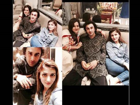 GANPATI BAPPA MORYA! Ranbir Kapoor Celebrates Ganesh Chaturthi With His Sister Riddhima [PHOTOS]