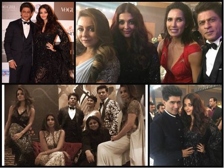 WE'RE DEAD! Aishwarya Rai Bachchan, Shahrukh Khan & Gauri BOND At The Vogue Women Of The Year Awards