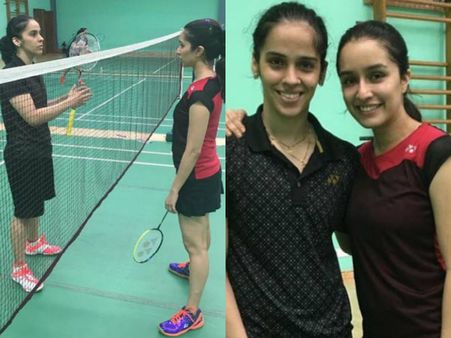 Shraddha Kapoor Meets Tennis Star Saina Nehwal! Starts Training For Her Upcoming Biopic! View Pics