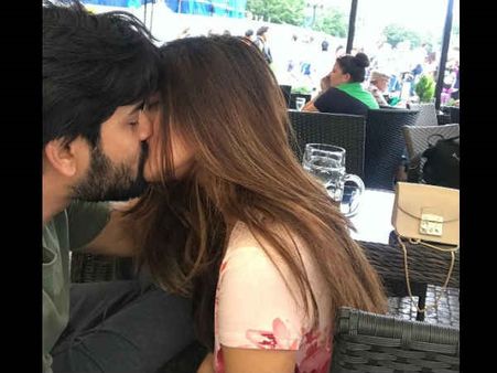 SMOOCHING PICTURE! Riya Sen Shares A Passionate Kiss With Her Hubby Shivam Tewari