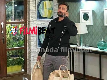 IN PICS: Take A Look At Kichcha Sudeep's Simple Get Up In Bigg Boss Kannada Season 5 Promo Shoot!