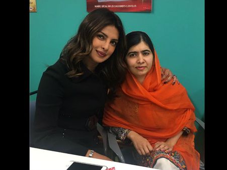 Picture Talk: Priyanka Chopra & Malala Yousufzai Are In Awe Of Each Other