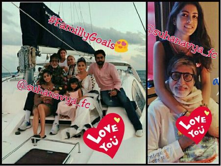 INSIDE B'DAY PIC! Big B Poses With Aishwarya Rai Bachchan, Jaya Bachchan, Navya, Aaradhya & Others!