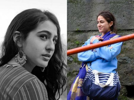 Sara Ali Khan's Candid Pictures From The Sets Of Kedarnath! View Here