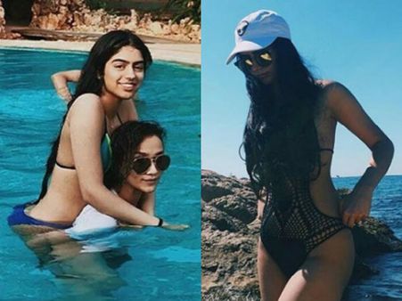 Bikini Pictures! Khushi Kapoor Chills By The Beach With Her Friends! Must See