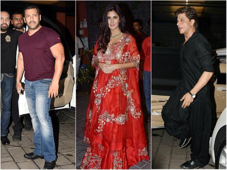 Shahrukh Khan, Salman Khan, Katrina Kaif & Other Celebs Attend Arpita Khan's Diwali Bash! View Pics