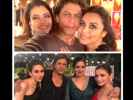 THE SECRET IS OUT! What Was Shahrukh Khan Doing With Kajol, Rani, Sridevi, Alia & Karisma?