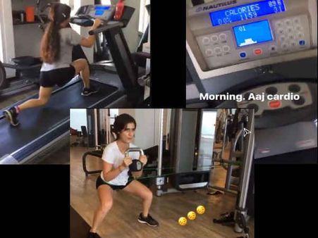 ALL HARD WORK! Fatima Sana Shaikh Is Sweating It Out For Thugs Of Hindostan