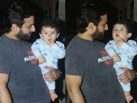 IN BEBO'S ABSENCE! Saif Ali Khan: Taimur Was Alone With Me & He Was Looking A Little Sad