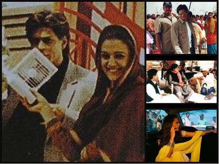 MEMORIES! This Goofy Picture Of 'OLD' Shahrukh Khan & Preity Zinta From Veer Zaara Sets Is So Cute!