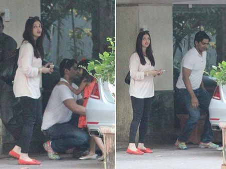 WHY SO SURPRISED? Aishwarya Rai Bachchan Clicked Outside Mother's House; Looks Simple Yet Elegant