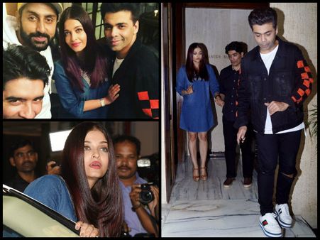 UFF, THE HOTNESS! Aishwarya Rai Bachchan Flaunts Chiseled Legs; Parties With Abhishek, KJo & Manish