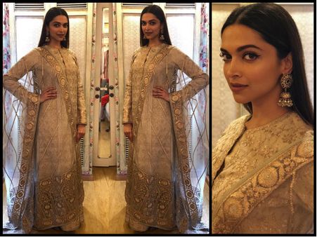 PIC TALK: Amidst All The Hullabaloo, Deepika Padukone Promotes Padmavati & Looks Simply Exquisite!