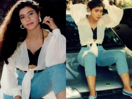Kajol Shares A Throwback Picture Of Her First Car & Karan Johar Remembers The HORROR!
