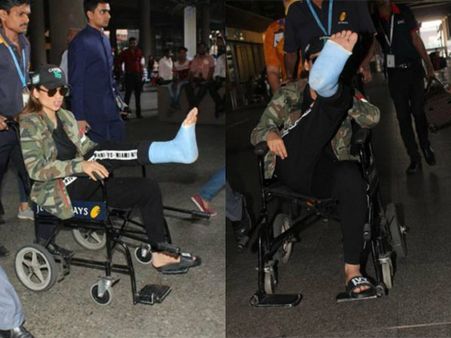 So SAD! Kangana Ranaut Injures Her Leg On The Sets Of Manikarnika