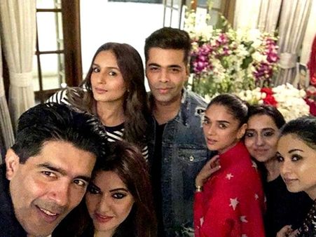 Manish Malhotra Birthday's Bash! Sonakshi, KJO, Huma, Aditi, Sophie & Raveena Attend The Party!