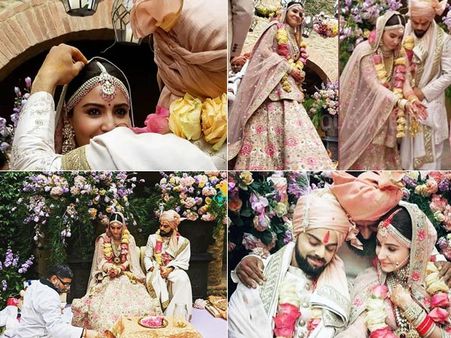 BREATHTAKING! New CANDID Pictures From Anushka Sharma & Virat Kohli's Dream Wedding