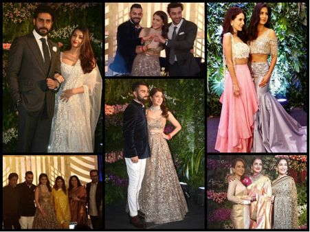 Virat Kohli Anushka Sharma’s Reception Pics: Aishwarya Rai, SRK, Katrina Kaif, Ranbir Kapoor Spotted