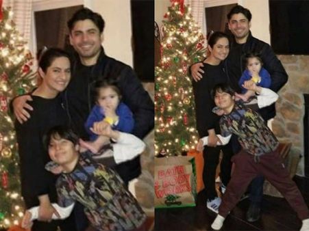 Fawad Khan Celebrates Christmas With His Family! Picture