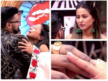 Bigg Boss 11: LOVE IS IN THE AIR! Hina Khan Has An Emotional Breakdown As Rocky PROPOSES Her!