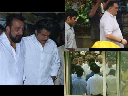RIP Shashi Kapoor: Sanjay Dutt, Anil Kapoor & Rishi Kapoor Pay Their Last Respects