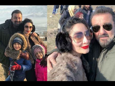 SO SWEET! Sanjay Dutt Had Special Visitors On The Sets Of His Upcoming Film 'Torbaaz'!