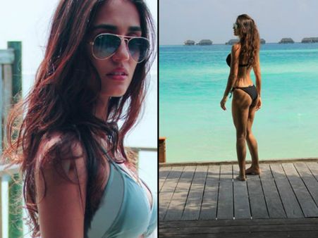 Disha Patani Dons A Bikini & Welcomes 2018 In Style! View Pictures