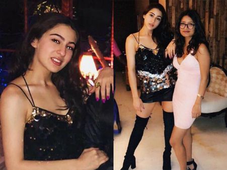 OMG! Sara Ali Khan Was Too Glam To Give A Damn At Kareena Kapoor's Christmas Party!