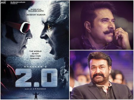 Mammootty And Mohanlal To Come Together For Rajinikanth's 2.0?