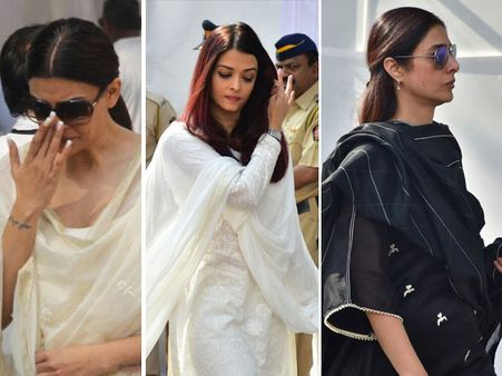 Sridevi Funeral Live! TEARY-EYED Aishwarya Rai Bachchan & Sushmita Sen Pay Their Last Respects