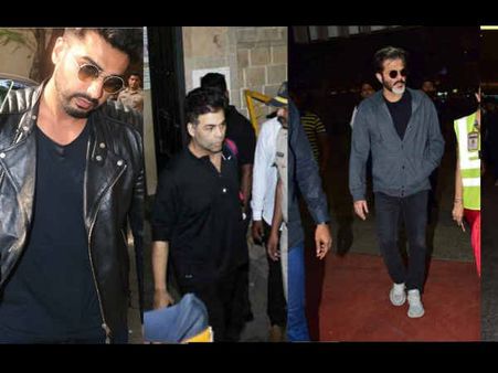 Arjun Kapoor, Karan Johar & Others Rush To Console Janhvi & Khushi Kapoor After Sridevi's Death!