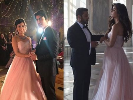 Gautam & Pankhuri Look ‘Awwdorable’ In Salman & Katrina’s Dil Diyan Gallan Look At Their Sangeet!