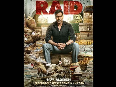 RAID POSTER! Ajay Devgn As A Tough Income Tax Officer Is Here To Confiscate Your Black Money