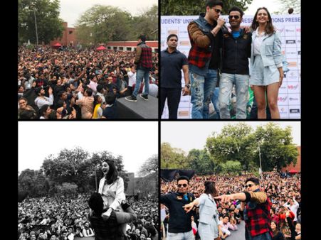 Team Aiyaary Had A Gala Time At Delhi University's SRCC College!
