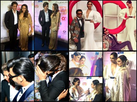 Gauri & Shahrukh Khan TURN HEADS, Deepika Padukone-Ranveer Singh SLAY At Hello Hall Of Fame Awards