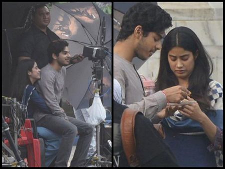 AWW! Janhvi Kapoor Makes Ishaan Khattar Sit On Her Lap, Their New Cozy Pictures Spark Affair Rumours