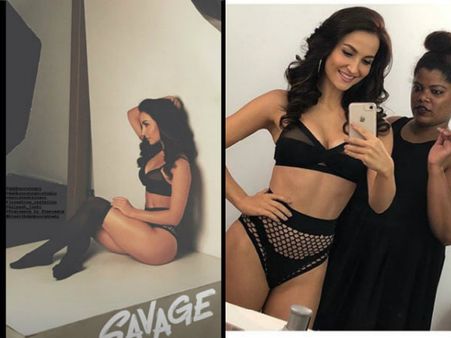 RED HOT! Elli AvRam's Sizzling Pictures Raise The Temperatures To a Whole New Level