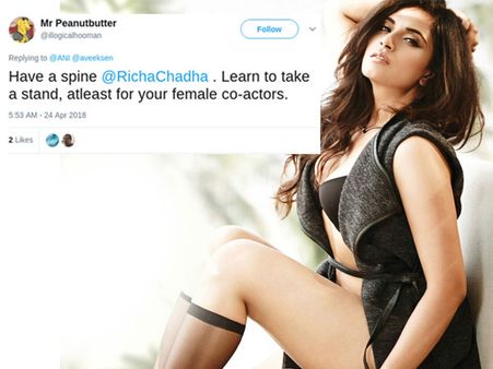 Richa Chadda Is A HYPOCRITE, Twitterati Hits Out For Defending Saroj Khan's Casting Couch Comments!