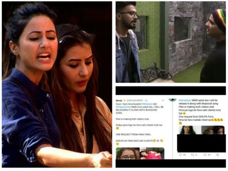 Shilpa-Hina Twitter War Over Adult Clip Row: A Fan Threatens To Leak Hina’s MMS, Rocky Slams The Fan