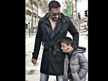 Setting A Wrong Example: Ajay Devgn SLAMMED BRUTALLY As He Posts Picture With Son Yug; Find Out Why