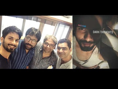 Arjun Reddy Hindi Remake: Shahid Kapoor Is Having 'Dark Thoughts' & This Picture Is A Proof!