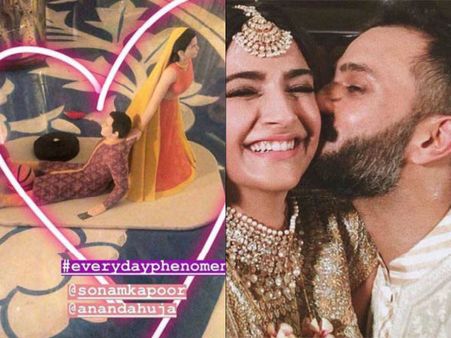 Sonam Kapoor & Anand Ahuja Cut Their Wedding Cake! View Pictures From The Wedding Lunch