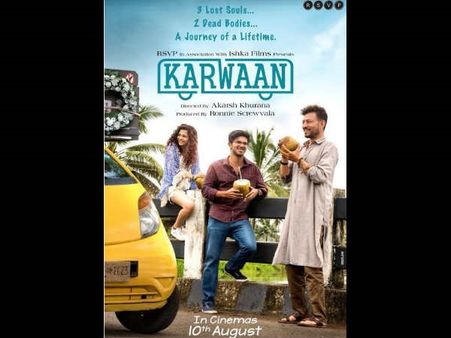Karwaan Poster: Dulquer Salmaan's Bollywood Debut With Irrfan Khan & Mithila Palkar Is Refreshing!