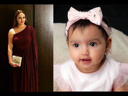 Esha Deol Shares First Photo Of Her Daughter Radhya & We Just Can't Get Enough Of Her Cuteness!