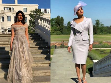 Priyanka Chopra Looks Magical At Prince Harry-Meghan Markle's Wedding & The After Party! [PICS]
