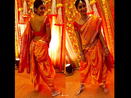 Pooja Hegde Looks A Million Bucks In A Traditional Maharashtrian Get-up