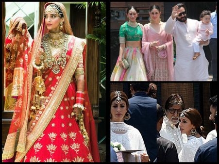 Sonam Kapoor WOWS As A BRIDE On Her Wedding Day: Bachchans, Kareena With Taimur Arrive At The Venue